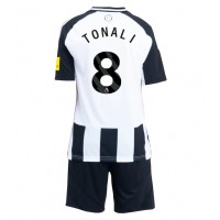 Newcastle United Sandro Tonali #8 Hjemmebanesæt Børn 2024-25 Kortærmet (+ Korte bukser)